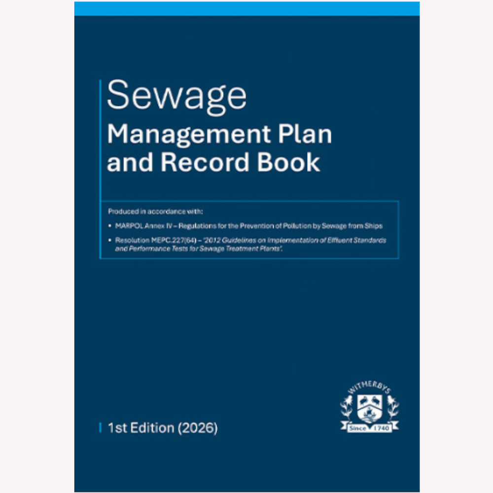 Sewage Management Plan and Record Book - 1st Edition (2026) - SPECIAL ORDER
