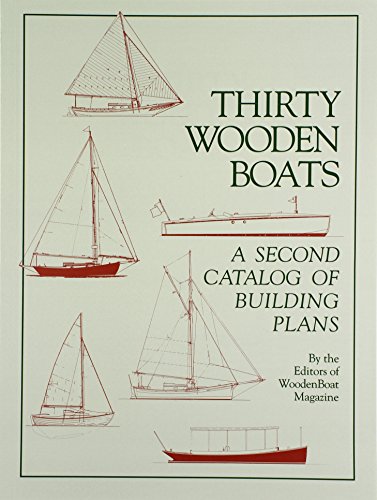 Thirty wooden boats