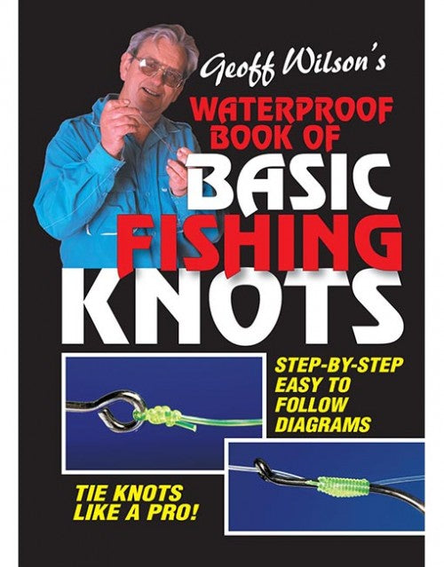 Waterproof book of basic fishing knots