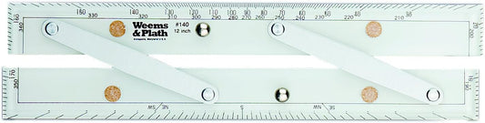 Weems and Plath 12inch parallel rule cpatains field