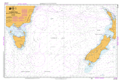 compare product Aus4601 - South Pacific Ocean - Tasman Sea New Zealand to SE Aus