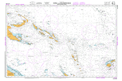 Aus4604 - South Pacific Ocean - Coral and Solomon Seas and Adjac