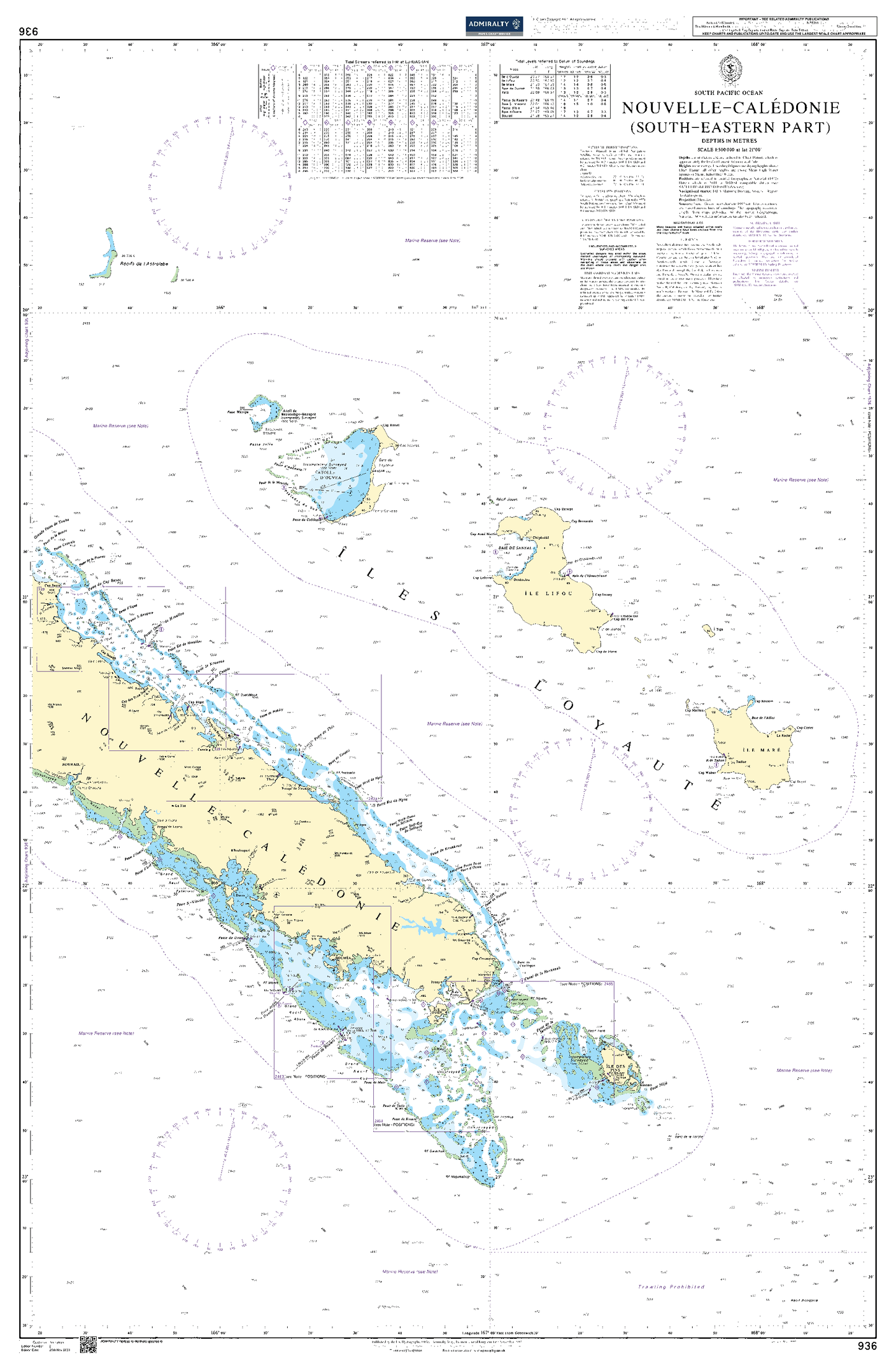 BA936 - Nouvelle-Caledonie (South-eastern part)