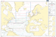 BA5124 08  Routeing Chart: North Atlantic Ocean - August (Feb,2021)