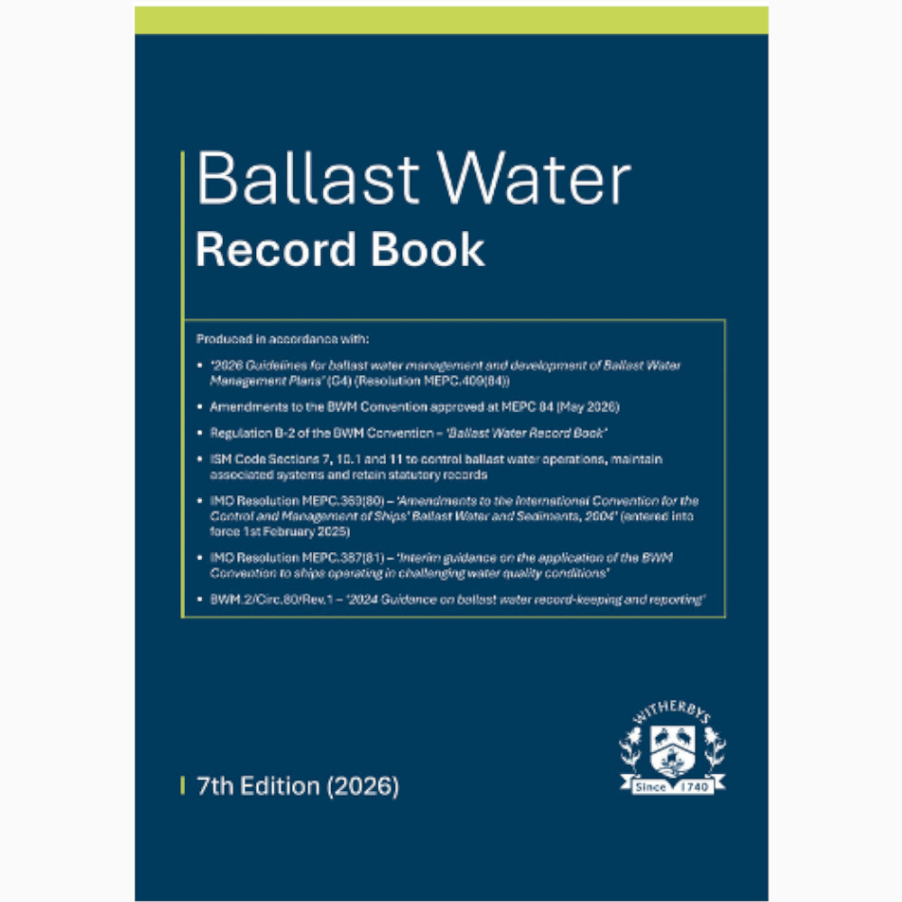 Ballast Water Record Book: 7th Edition