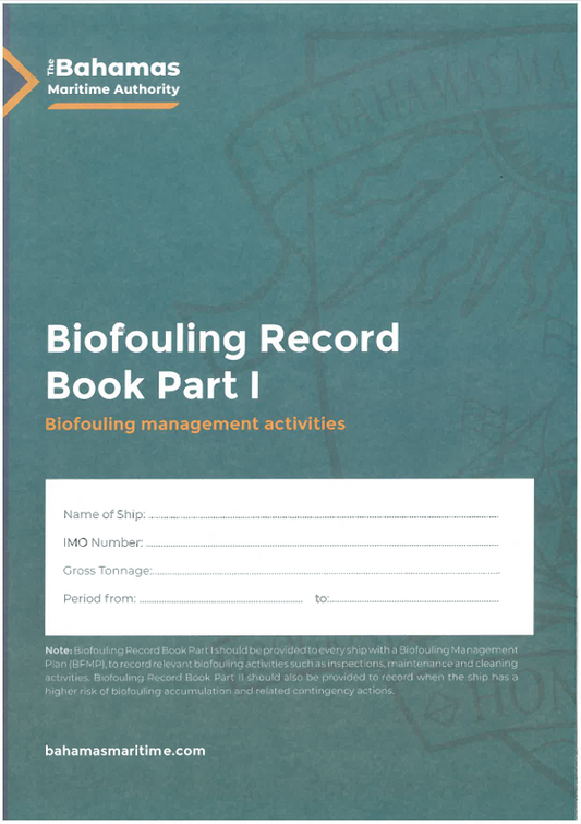 Biofouling Record Book Part 1 - Biofouling Management Activities