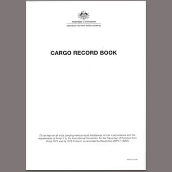 compare product AMSA Cargo Record Book