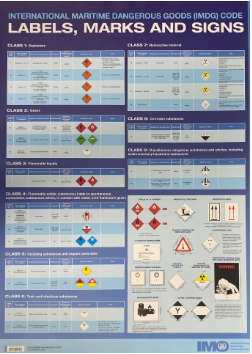 IMO223E : IMDG Code Labels, Marks and Signs (2022)
