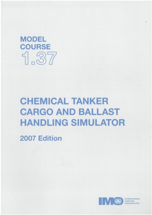 IMOET137E: Chemical Tanker Cargo and Ballast Handling (2007 Edition) e-book