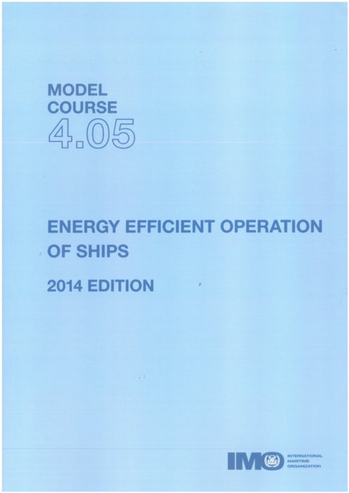 IMOT405E: Energy Efficient Operation of Ships, 2014