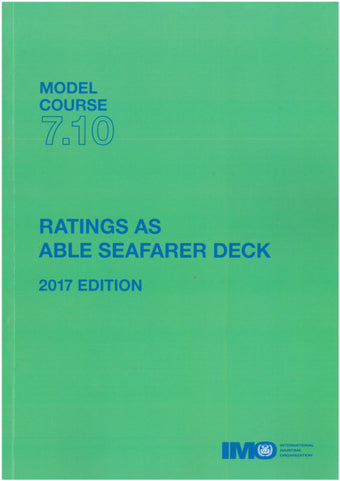 compare product IMOT710E: Ratings as Able Seafarer Deck, 2017 Edition