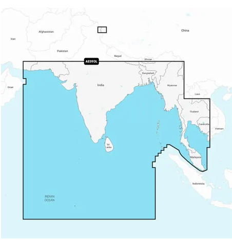 Navionics Platinum+™ Indian Ocean to Thailand -  (010-C1492-40)