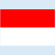 Indonesia Courtesy Flag