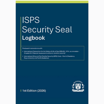 compare product ISPS Security Seal Logbook - 1st Edition (2026)