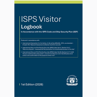 compare product ISPS Visitor Logbook - 1st Edition (2026)