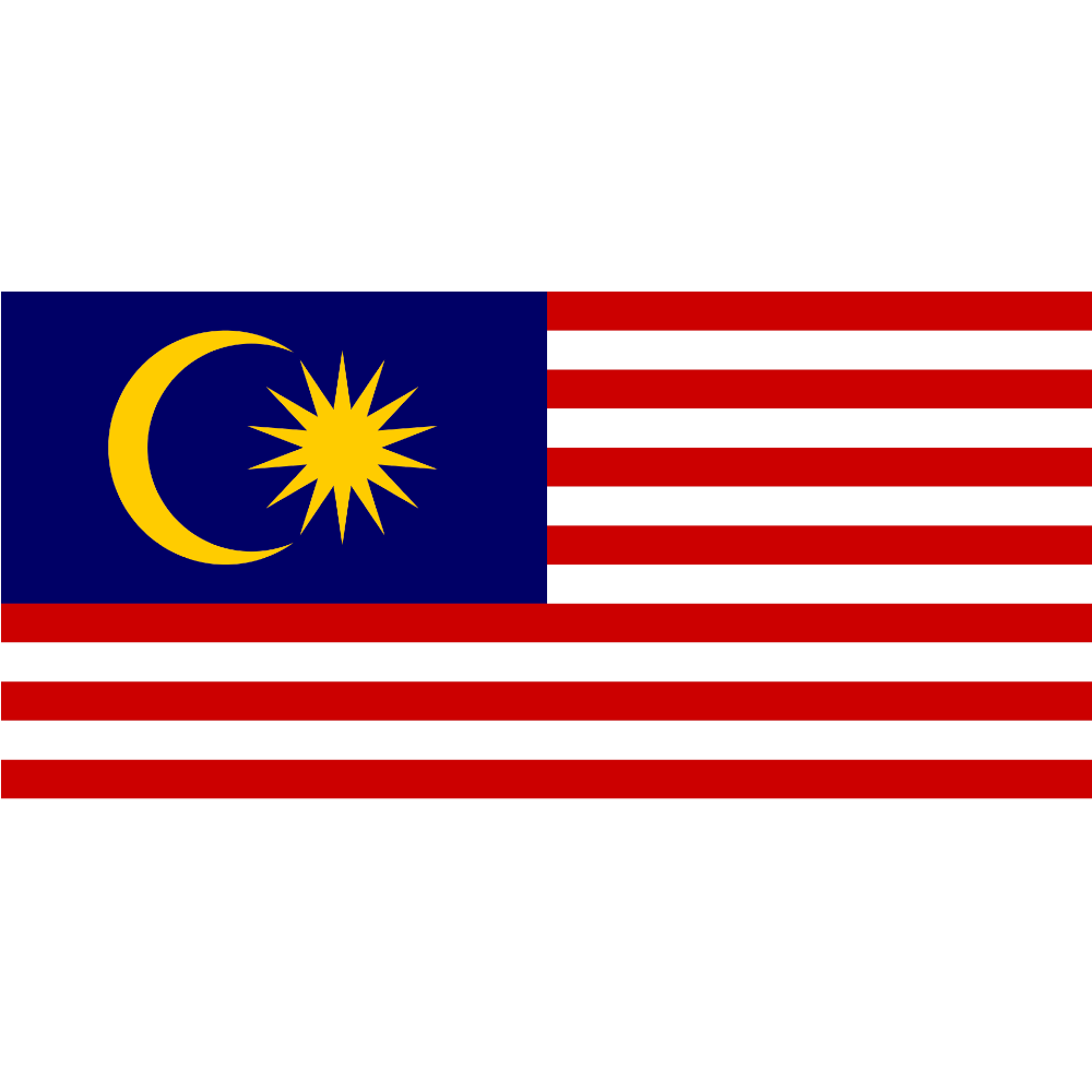 Malaysia Courtesy Flag