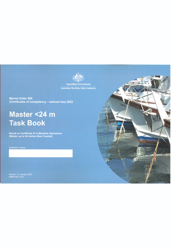 compare product AMSA 709—Master less than 24 metres task book
