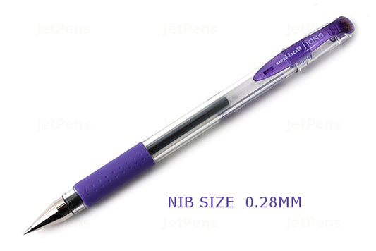 Mitsubishi Uni-ball Signo UM-151 Gel Pen - 0.28 mm (violet)