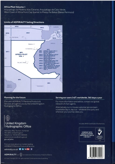 NP1 - Africa Pilot Vol.1 19th ed. 2020