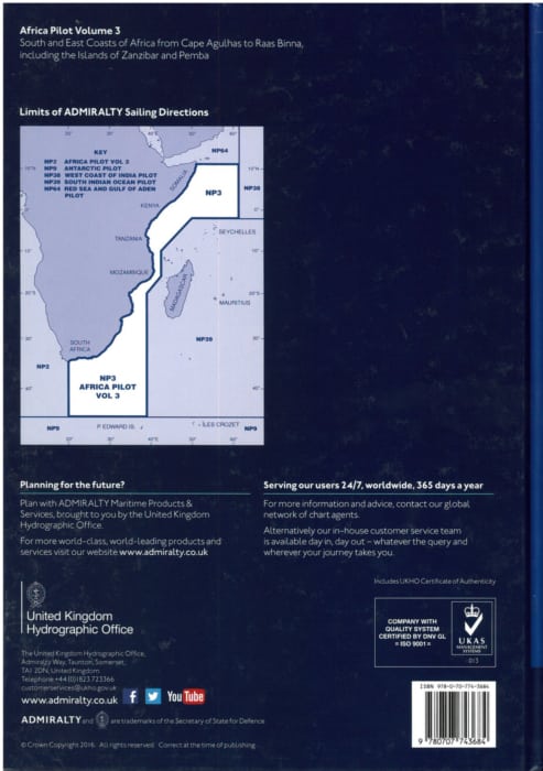 NP3 - Africa Pilot Vol 3.  18th ed.  2019