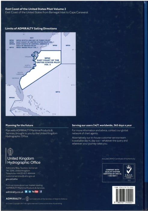 NP69 - East Coast of the United States Vol 2.  15th ed. 2021