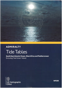 NP208 26 Admiralty Tide Tables: South East Atlantic Ocean
