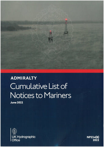 compare product NP234B 25 (2025) - Cumulative List of notices to Mariners