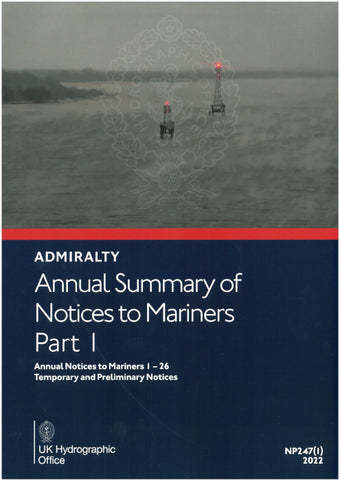 compare product NP247(1) - Annual Summary of ADMIRALTY Notices to Mariners Pt1 2026