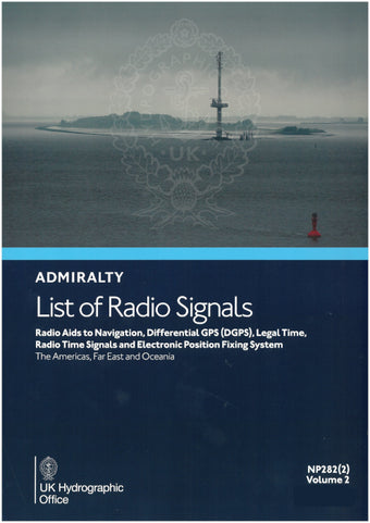 compare product NP282(2) Adm. List of Radio Signals. Vol 2. part 2.  (7th ed, 2026)