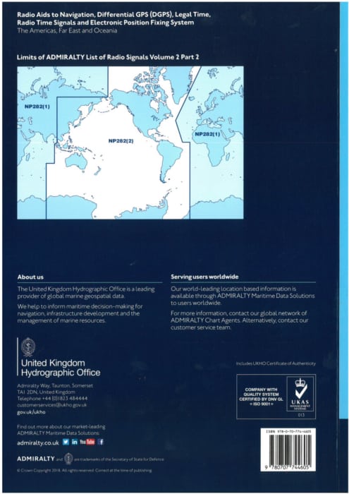 NP282(2) Adm. List of Radio Signals. Vol 2. part 2.  (7th ed, 2026)