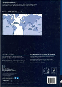 NP350(1) Admiralty Distance Tables Atlantic Ocean Volume 1, 2nd Edition