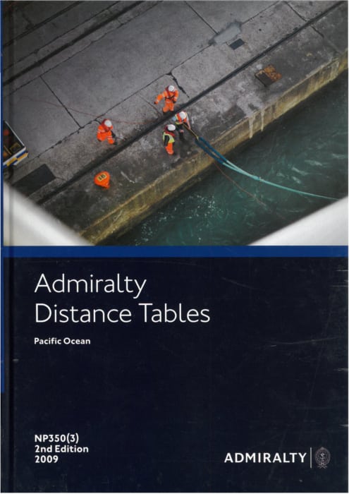 NP350(3) Admiralty Distance Tables. Pacific Ocean Volume 3 2nd Edition