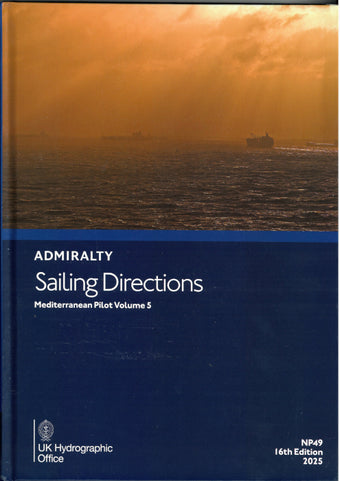 compare product NP49 - Mediterranean Pilot Vol 5.  16th ed.  2025