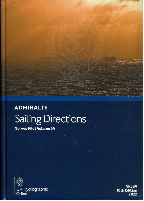 NP58a - Norway Pilot Vol 3a.  10th ed.  2022