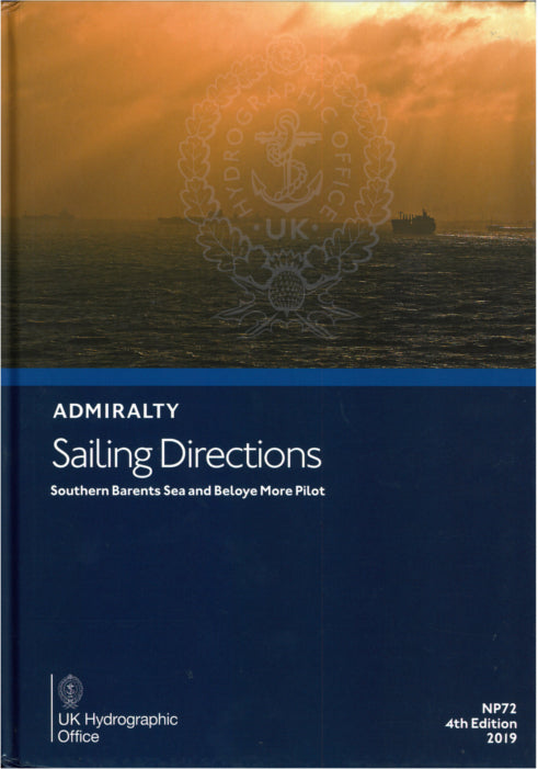 NP72 - Southern Barents Sea & Beloye More Pilot.  4th ed.  2019