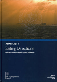 NP72 - Southern Barents Sea & Beloye More Pilot.  4th ed.  2019