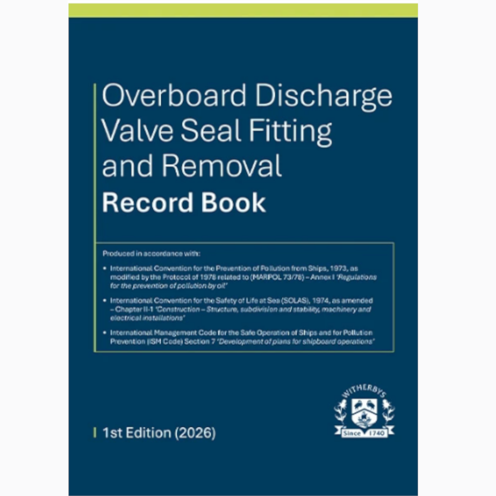 Overboard Discharge Valve Seal Fitting and Removal Record Book - 1st Edition (2026)