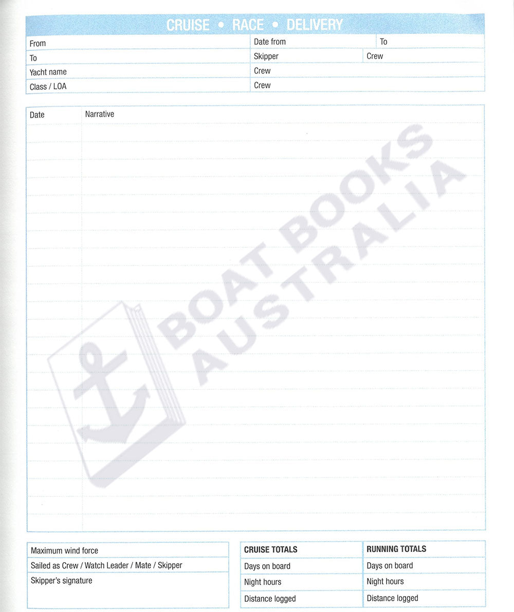 RYA - Personal Logbook