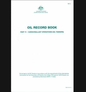compare product Oil Record Book Part 2