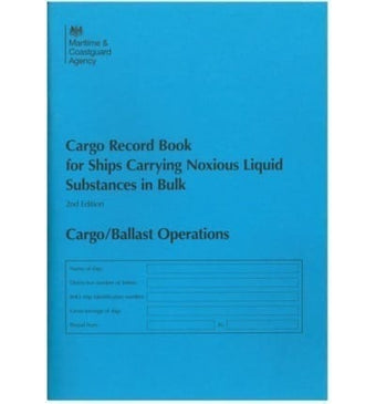 compare product CARGO RECORD BOOK for SHIPS CARRY NOXIOUS LIQUID SUBSTANCES IN BULK