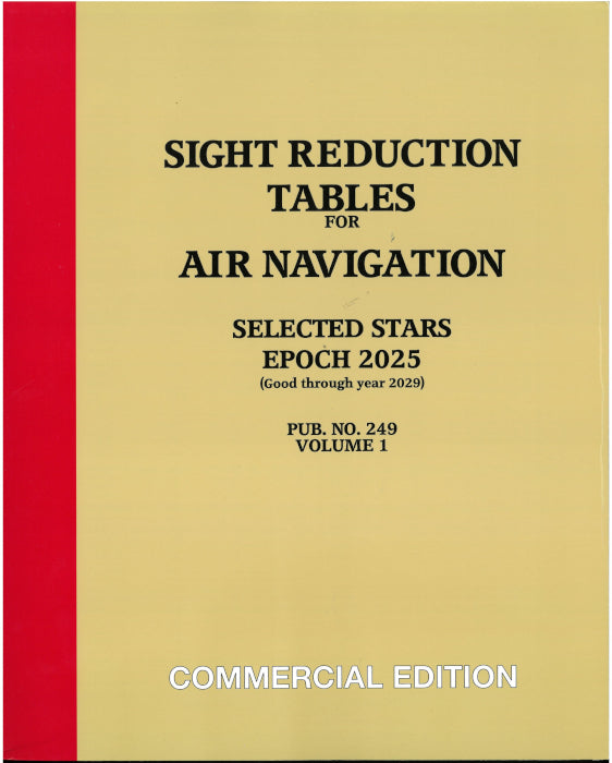 Sight Reduction Tables for Air Navigation Volume 1 epoch 2025