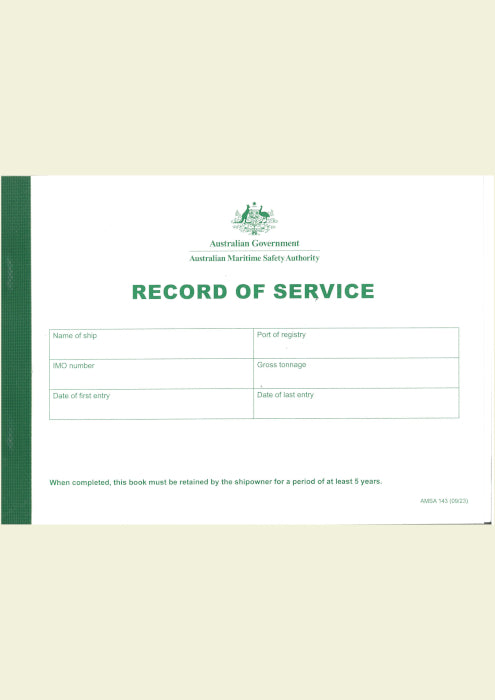 AMSA - Record of Service