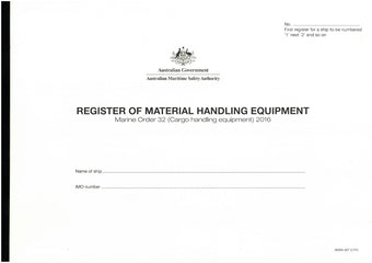 compare product Register of Material Handling Equipment