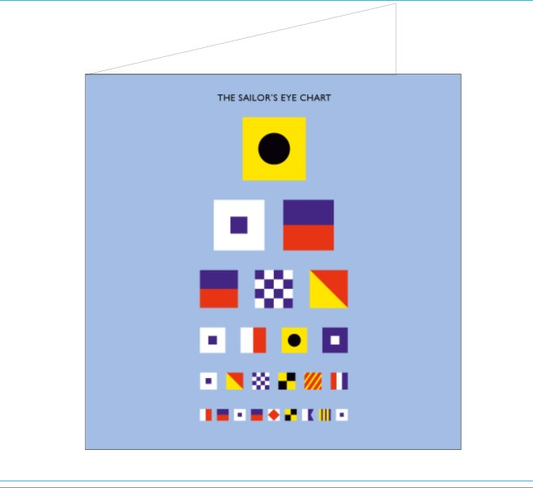 All at Sea Card - Sailor's Eye Chart