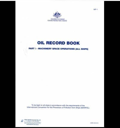 Oil Record Book - Part 1