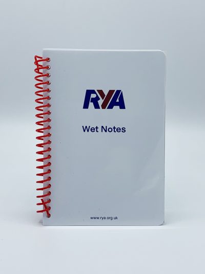 wet racing note book
